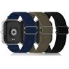CreoArte Cinturino Compatibile con Redmi Watch 6 Active / 6 Lite | Regolabile Sportiva Nylon Elastico Cinturino per Redmi Watch 6 / 5 / 4 & Xiaomi Mi Band 10 Pro/ 9Pro / 8Pro Uomini Donne