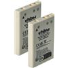 vhbw 2x batteria compatibile con Nikon Coolpix P6000, P5100, P80, P520, P530, P90, S10 fotocamera (1000mAh, 3,6V, Li-Ion)
