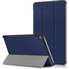 Andy Case Custodia per Huawei MediaPad M5 10.8 CMR-AL09 CMR-W09 tablet copertura protettiva, Huawei MediaPad M510.8 CMR-Al-09 CMR-W9 ultra-sottile PU pelle guscio duro copertura protettiva (blu)