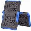 FTRONGRT Cover per Samsung Galaxy Tab S7 Fe, [Protezione Robusta] [Armatura Sottile] Hybrid Dual Layer Armor Soft TPU Bumper PC Rigida Protettiva Case -Blu