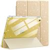 JETech Custodia Glitter per iPad (A16) 11ª/10ª Gen, Oro | Per 2025/2022 Modello, Cover Design Scintillante Brillante, Porta Pencil, Stile Adatto a Bambini e Ragazze