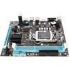 PUSOKEI Scheda Madre ATX, Slot CPU LGA 1155, DDR3 a Doppio Canale, M.2 NVMe NGFF, Alimentazione Trifase, Uscita HD VGA, Supporta I3/i5/i7 Pentium Celeron