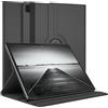 EAZY CASE - Custodia per Apple iPad Air 13 M3 (2025) tablet Cover protettiva Smart Cover Supporto rotante Astuccio pieghevole 360° girevole con funzione stand Similpelle Nero
