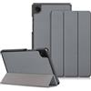 DINGGUAGUA Custodia per Samsung Galaxy Tab A9 8.7 Pollici SM-X115 Tablet, Ultra-sottile Cover con Funzione Supporto,Grigio