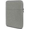 moex Custodia tablet per Samsung Galaxy Tab S10 Lite con cerniera e scomparto per accessori, nylon tessuto morbido imbottito, custodia protettiva minimalista Dash Case, grigio