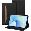 Auslbin Custodia compatibile con Honor Pad X9 / Pad X8 Pro 11.5 Cover, Tablet in Pelle PU Adatto per Pad X9 / Pad X8 Pro, Stile Classico in Pelle, Nero