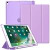 FINTIE Custodia per iPad Air 3a Gen 10.5 (2019) / iPad Pro 10.5 (2017) | con Portapenne - Ultra Sottile Leggero Semi-Trasparente Back Cover Protettiva con Auto Sveglia/Sonno, Lavanda
