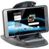 Lescars Supporto universale per dispositivi mobili da cruscotto fino a 13,5 cm