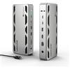 WAVLINK Docking station Thunderbolt 5 certificata Intel | Trasferimento dati massimo a 120 Gbps, PD IN da 140 W, Ethernet 2.5G, 4 x USB-A 3.2 Gen 2, SD4.0, per laptop con TB5/4