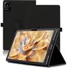 Envibe Custodia per Bmax MaxPad i13 13.3 Pollici, Cover Tablet Bmax MaxPad i13, Copertura Protettiva Pieghevole con Supporto per Matita e Cinturino da Polso, Protezione Completa. (Nero)