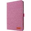 Generic Compatibile con/Sostituzione per Tablet PC Lenovo Tab M10 Plus 10.3 Flip Stand Magnetico Custodia a Portafoglio HXBW (Rosa)