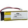vhbw batteria compatibile con Cardo Scala Rider G9x auricolari cuffie wireless (800mAh, 3,7V, Li-Poly)