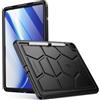 Poetic TurtleSkin - Custodia per OnePlus Pad Go 2 da 12,1 pollici (2025), resistente, antiurto, robusta, adatta ai bambini, in silicone, con scomparto per penna, colore nero