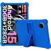 YKWXSC Custodia per DOOGEE Tab A9+/A9 Pro+ Tablet 11 Pollici, Tablet Custodia Silicone Antiurto Conchiglia Protettivo con supporto Copertina, Blu scuro