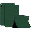 Generico DayQiQiPu Custodia per Huawei MatePad PRO (10,8 Pollici, Modello: MRX-W09/W19/W29/W39) in Pelle PU retrò Ultra Sottile Caso con Supporto per Tablet Flip con Auto Sveglia/Sonno, Verde Foresta