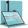 EAZY CASE - Custodia per Apple iPad Air 13 M3 (2025) tablet Cover protettiva Smart Cover Supporto rotante Astuccio pieghevole 360° girevole con funzione stand Similpelle Blu