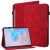 Rosbtib Custodia per Samsung Galaxy Tab S6 10.5 Pollici 2019 SM-T860/T865, Cover in pelle PU con Supporto regolabile multiangolare e Chiusura magnetica a scatto, Compatibile con Galaxy Tab S6, Rosso