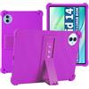 YHFZR Custodia Cover per Teclast P50 11 Pollici, Ultra Leggero Protettiva Cover in Silicone con Supporto per Bambini per Teclast P50/P50S 11 Pollici, Viola