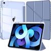 EspZanthic Cover per iPad Air 11 M4/M3/M2/Air 5a/4a/Pro 11 2022-2018 Custodia Lavanda | Bumper TPU Morbido Retro Trasparente Supporto a Y Sottile Antiurto Leggero Antiscivolo Casa Scuola Auto Wake Sleep Uso Giorno
