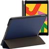 ebestStar - Cover per iPad 10.2 (2019, 2020, 2021) Apple, Custodia Protezione Flip Magnetica, Slim Case Sottile Pelle PU, Blu scuro