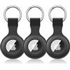 Meliya 3 Pezzi Meliya AirTag Portachiavi per Apple Airtag, Silicone Custodia per Apple Airtags con Portachiavi, Cover Protettiva per AirTags Tracker per Zaini