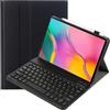 leleyo Custodia tastiera per Samsung Galaxy Tab A 10,1 (T510/T515) Cover tastiera magnetica rimovibile QWERTY per Galaxy Tab A 10.1,nero
