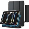 TiMOVO Cover per iPad Pro 11 Pollici M5/M4 (6a/5a Gen), Nero | Folio Intelligente, Custodia Protettiva Sottile Trifold Magnetico, Funzione Auto Sveglia/Sonno