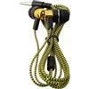 EasyByMall Auricolari cablati con 1 cavo lungo 2 m, ottimo suono per ascoltare (oro)
