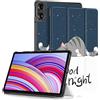 Yiernuo Custodia per Xiaomi Redmi Pad Pro 12.1 Pollici 2024 Tablet,Ultra Sottile Cover con Funzione Supporto e Auto Sveglia/Sonno,Gatto pigro