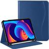 HGWALP Custodia protettiva per iPad (A16) 11a generazione 11 (2025) e iPad 10a gen 10.9 pollici 2022, copertura multi-angolo del supporto di visualizzazione con supporto penna e tasca,Marina