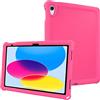 TECHGEAR Custodia Protettiva Progettata per iPad 10 Generazione 2022 10,9, Cover Antiscivolo in Silicone Morbido e Resistente agli urti Con Pellicola Protettiva, Cover iPad 10 Idiale per bambini