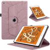 Oduio Custodia per iPad Mini 5/4/3/2/1 (Modèle 2019/2015/2014/2013/2012) 7,9 Pollici Pelle PU Flip Tablet Case con Supporto Girevole di 360°Cover AntiGraffio Antiurto per iPad Mini 5/4/3/2/1, Rosa Oro