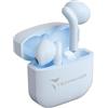 TECHMADE Auricolari Ufficiali senza filo - cuffie in ear con box di ricarica - compatibili con smartphone/tablet/pc (blu)
