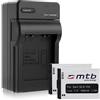 mtb more energy 2 Batterie + Caricabatteria (Auto/Corrente) per Samsung SLB-10A / ES50.. L100, PL, SL, TL, WB vedi lista