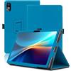 Envibe Custodia per Acer Iconia Tab V11 11 Pollici, Cover Tablet Acer Iconia Tab V11-11, Copertura Protettiva Pieghevole con Supporto per Matita e Cinturino da Polso, Protezione Completa. (Azzurro)