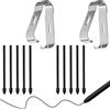 MNYXIS 10 Punte di ricambio per pennino stilo Samsung, 10 punte nere + 2 pinzette, compatibili con Galaxy Tab S9/S8/S7/S6 Lite/S6, Note20/Note10, S22 Ultra/S23 Ultra