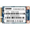 YUCUN SSD Interno mSATA III 512 GB | Formato compatto con trasferimento veloce per portatili e ultraportatili datati