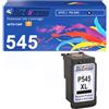 Tito-Express EcoSerie Tito-Express PG-545 XL Inchiostro nero compatibile con Canon Pixma TS3150 TS3350 TS3351 TS3450 TS3451 TS205 TS305 TR4550 TR4551 TR4650 MG2550s MG2555s MG24450 MG255950 MG3050 MX495 1 confezione