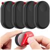 SkyArmor Custodia Adesiva per Samsung Galaxy SmartTag2,4 Pezzi | Impermeabile con adesivo resistente,ideale per portafoglio,bagagli,auto,bici,telecomando e drone