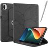 NETANY Rotating Custodia per Xiaomi Pad 5 / Pad 5 Pro, con penna PU Pelle Flip Cover, con portapenne Supporto Rotazione 360 Protettiva Cover [Auto Sveglia/Sonno] - Nero