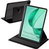 A-BEAUTY Custodia Rotante Compatibile con Honor Pad X8a/X8b 11 Pollici 2024/2026 con Portapenne, Rotazione a 360 Gradi Supporto Cover Chiaro Retro, Nero