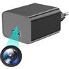 UIKOP Mini Telecamera Spia nascosta 64GB Con Caricatore USB, 1080P HD, Con Rilevazione Di Movimento, Visione Notturna, Mini Telecamera Per La Sicurezza Di