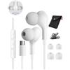 AILZPXX Cuffie USB C cablate per iPhone 15 Plus 16 Pro Max 17 AIT Samsung Galaxy S25 S24 S23 Ultra S22 A55 A56 A16 Auricolari in-ear con microfono Controllo del volume HiFi Usbc Cuffie Tipo C iPad Pixel