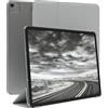 EAZY CASE - Coperchio di protezione per Apple iPad Air 13 M3 (2025) Smart Cover Tablet Smartcase per alzarsi in piedi, con funzione di stand Sleep Wake Up, in pelle sintetica, Grigio