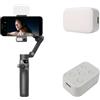 Zhixteu Luce di Riempimento Magnetica per DJI OSMO Mobile 7/7P/6/5, Luce Fotografica del Telefono Cellulare Luce Tascabile Compatibile con gli Accessori dello Stabilizzatore Gimbal Osmo