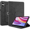 Succtopy Cover Compatibile con Xiaomi Redmi Pad Pro 12.1 Pollici 2024 cover in Pelle PU con 360 Gradi di Rotazione Custodia Protettiva con Porta Penna per Xiaomi Redmi Pad Pro Nero