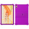 generic Custodia in silicone per tablet Android Yestel T13 con supporto, antiurto, sottile e resistente, impermeabile, antigraffio, viola