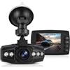 Generico Dash Cam Auto Full HD 1080P, Videocamera per Auto con Display LCD Orientabile 270°, Visione Notturna, Rilevamento Movimento, Registrazione Video, Supporto Scheda SD, Modello E-T09