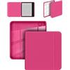 Sakenitly Custodia per 7 Kobo Libra Colour/2 2024/2021 E 6 Kobo Clara Colour/2E/BW 2024/2022, Cover Posteriore Trasparente Rimovibile con Funzione di Spegnimento/riattivazione Automatica