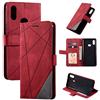 QiongniAN Custodia per Samsung Galaxy A20S,Custodia in Pelle Custodia per Samsung SM-A207F/DS Galaxy A20S / SM-A207M/DS SM-A2070 SM-A207F SM-A207M Custodia Cover Case Red